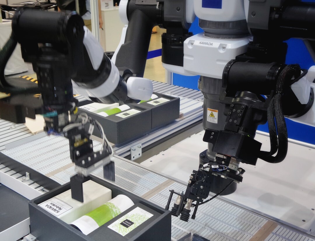 Advanced robotics arm industrial automation factory