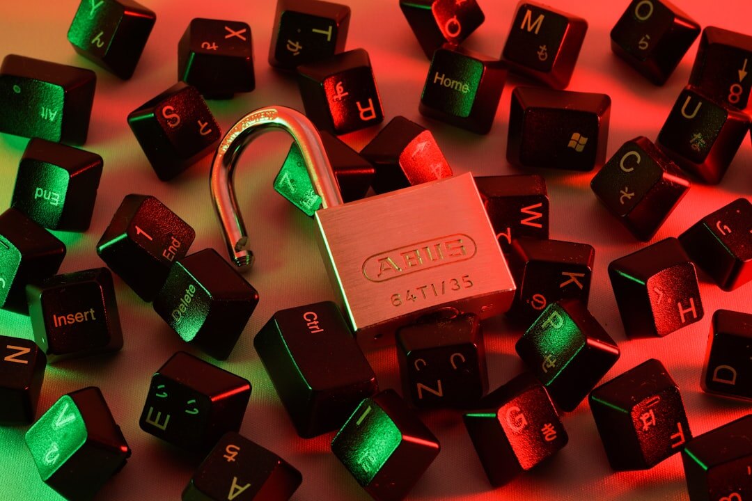 Cybersecurity digital protection lock network