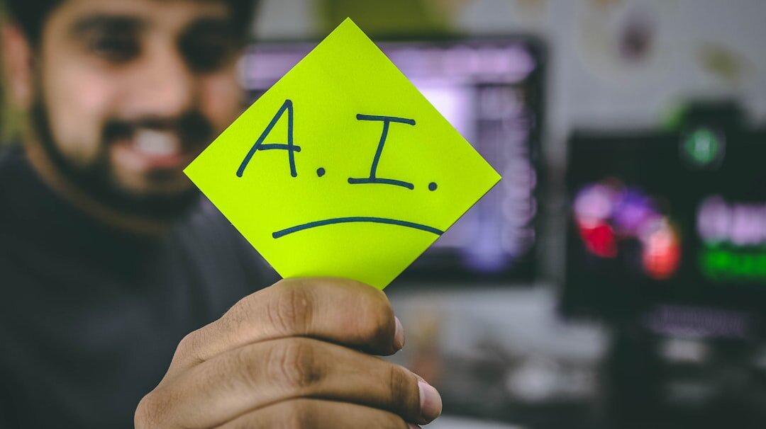 AI artificial intelligence robot interface screen