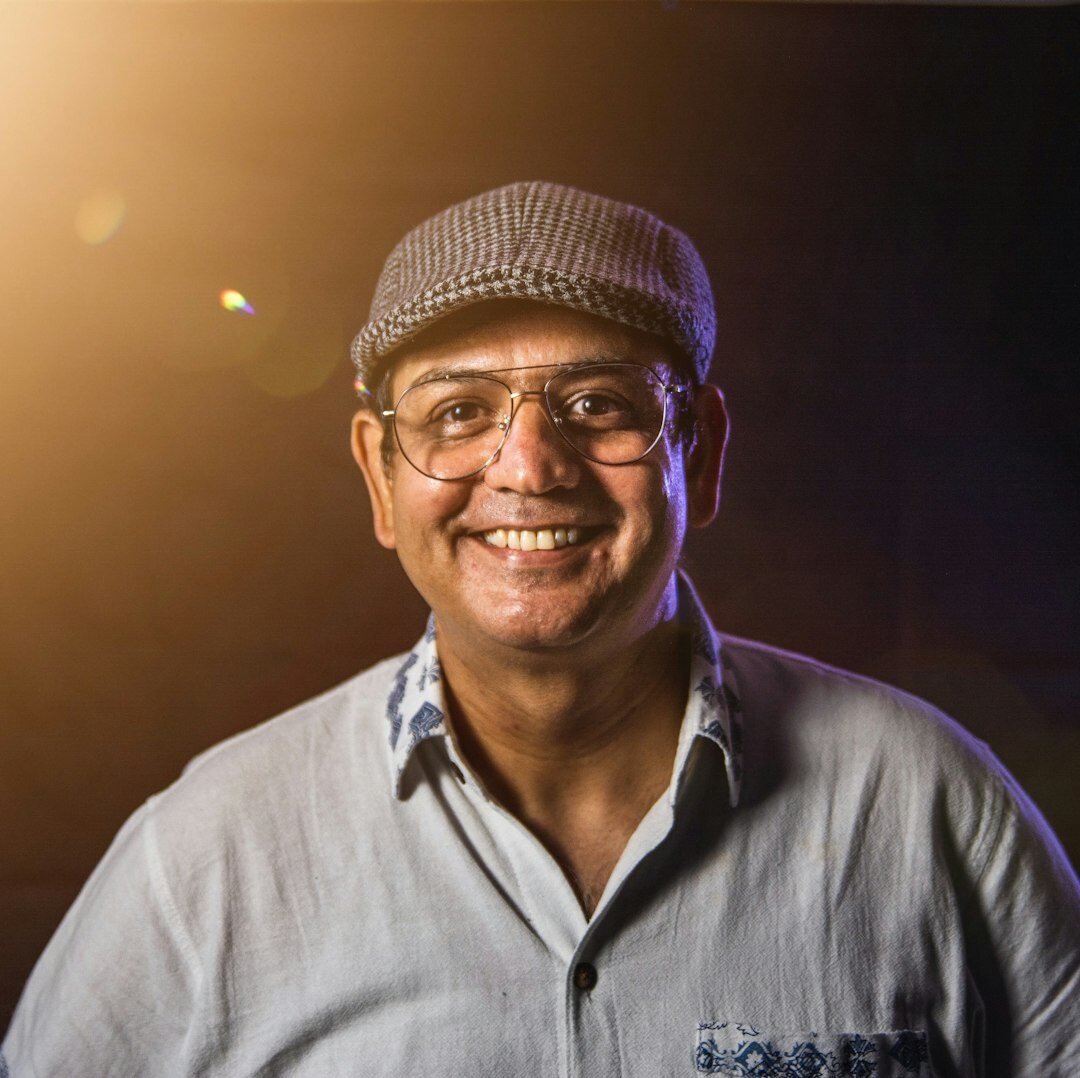 Senior male software engineer portrait professional